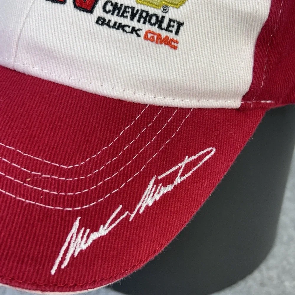 Vintage Mark Martin NASCAR Chevrolet‎ Signed Hat Cap Embroidered Ash Flat AR